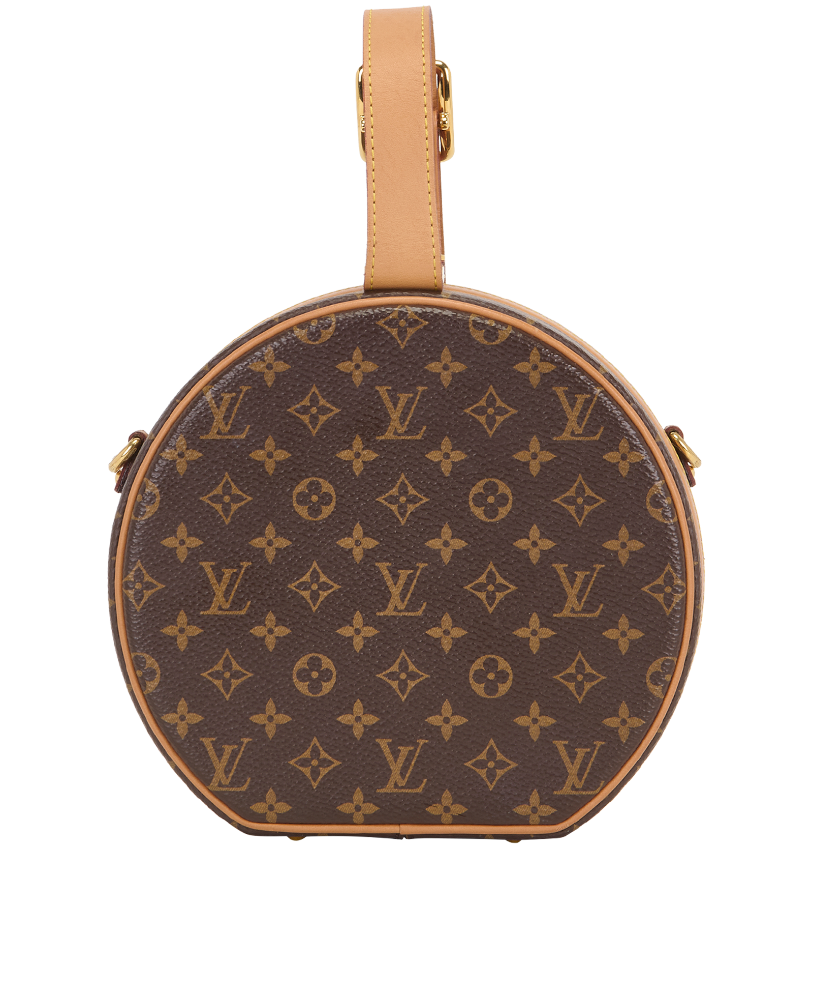 Boite Chapeau Souple PM, &pound;1,500, Handbags, Brown, Canvas, Back view